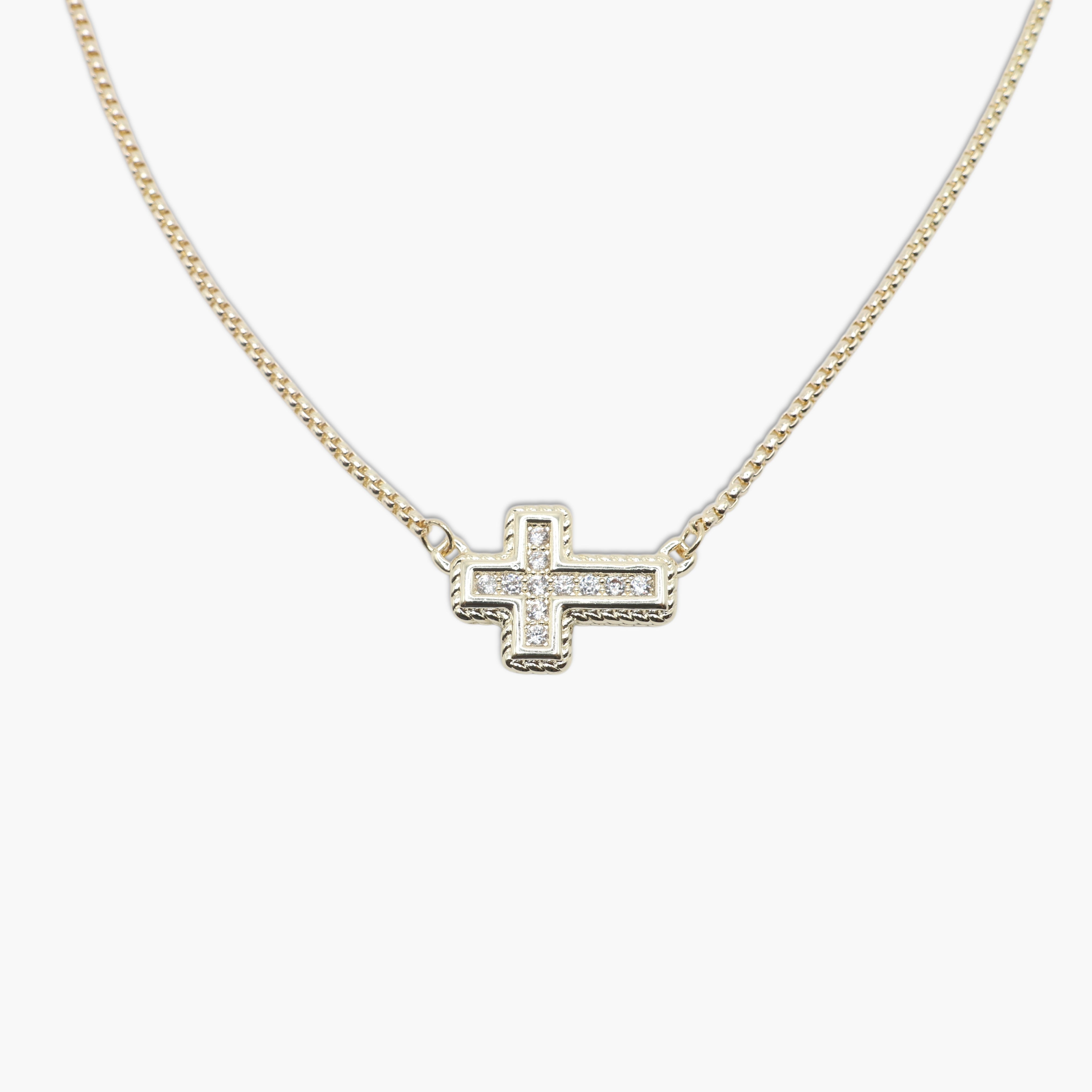 【2plan】23FW★ [MADE] 042 Cross clip chain necklace Amazon.com: FZTN Jewelry Gold Cross Necklace for Men Women