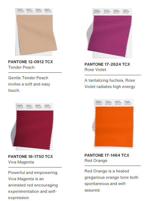 Pantone Color Scheme