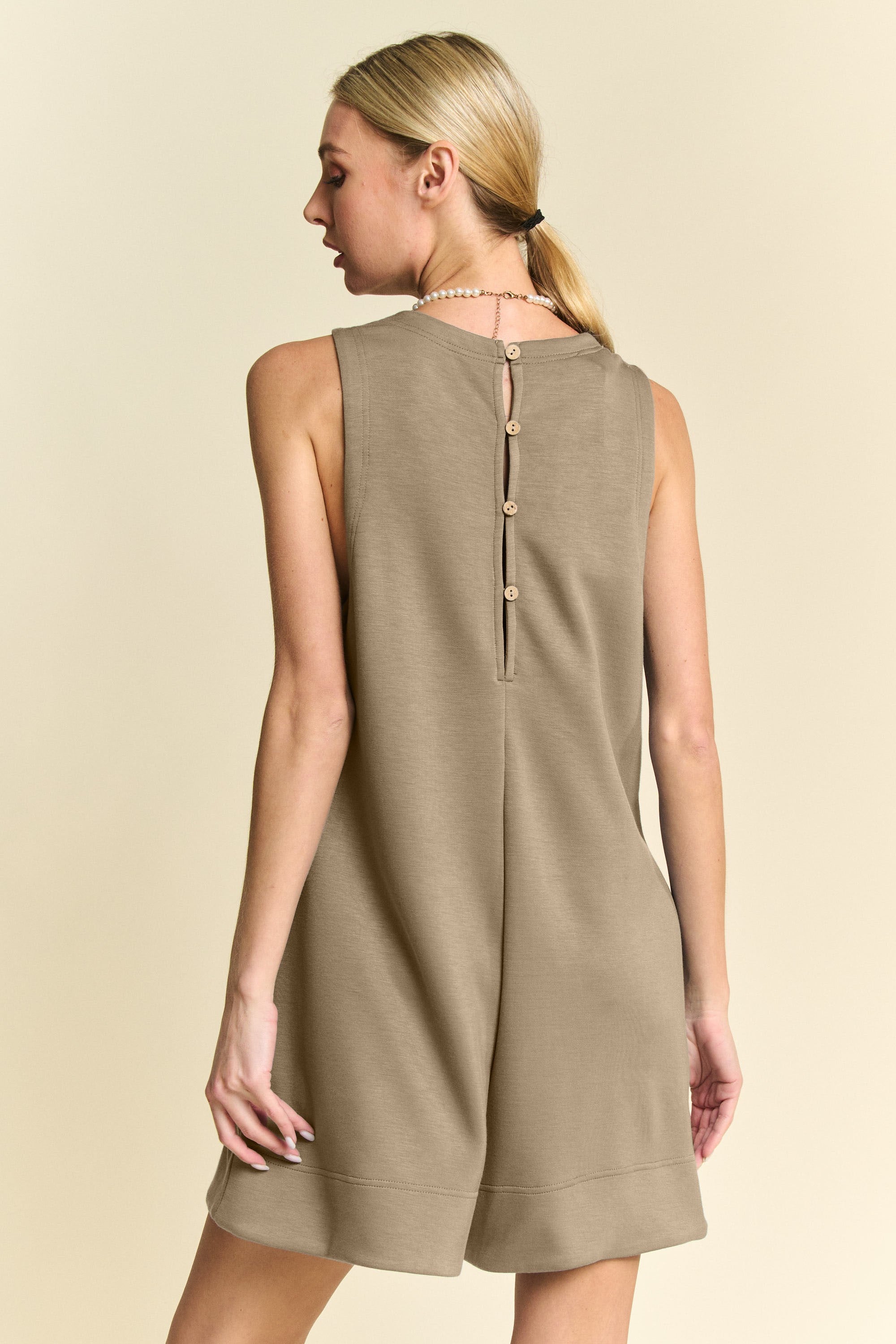romper dress casual Sleeveless Relaxed Fit Romper 119
