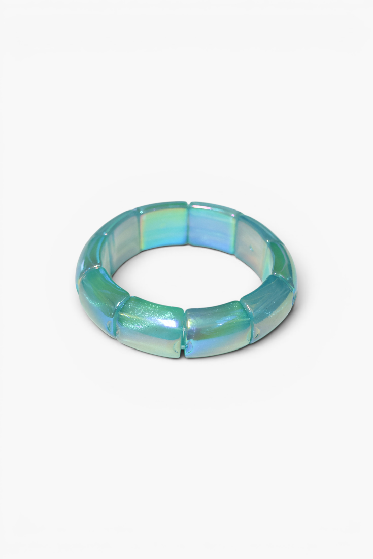 Multicolored ring on a white background