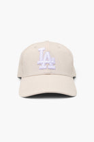 Baseball cap with embroidered Los Angeles logo and curved brim