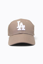 Baseball cap with embroidered Los Angeles logo and curved brim