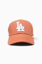 Baseball cap with embroidered Los Angeles logo and curved brim