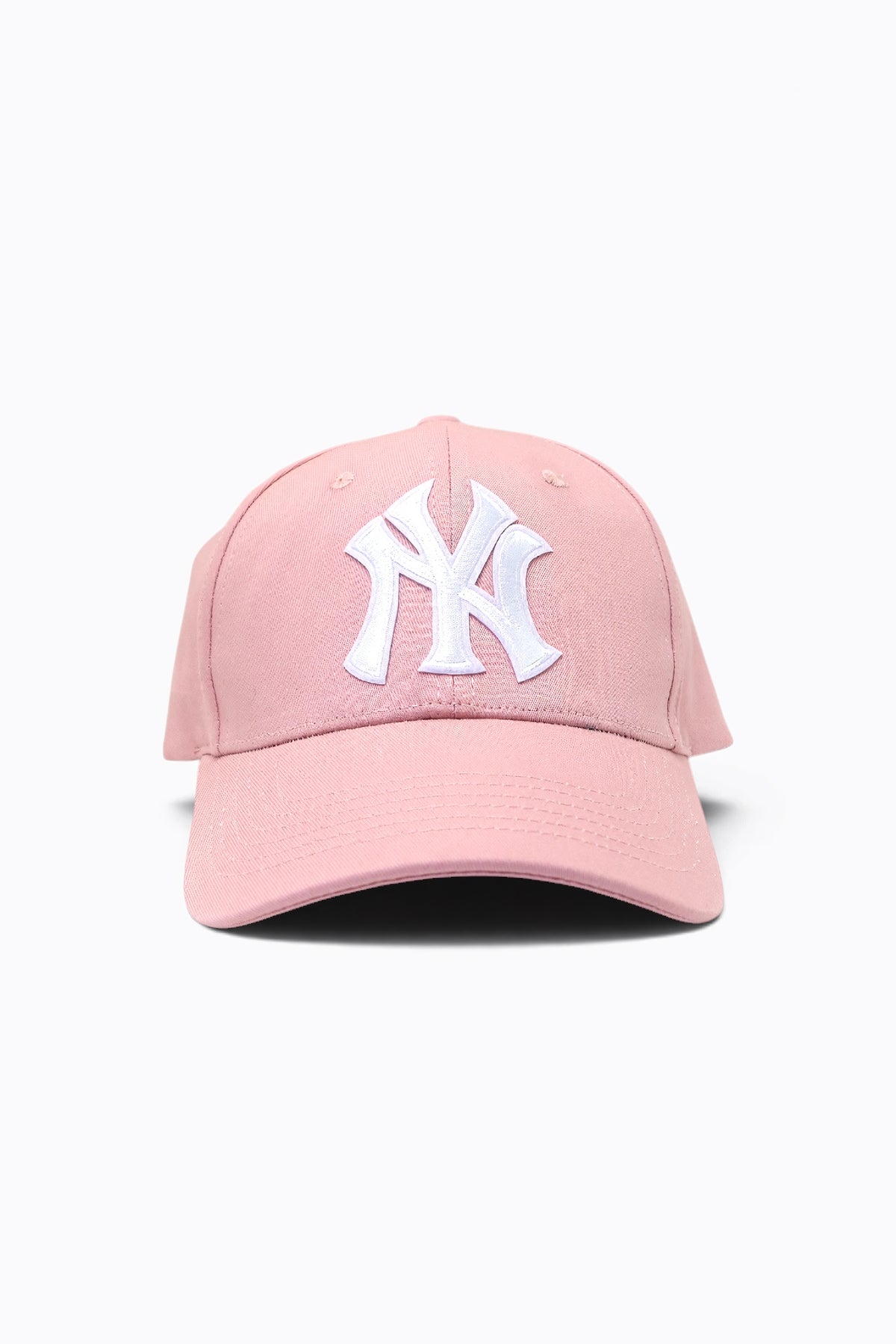 Baseball cap with embroidered New York logo and curved brim